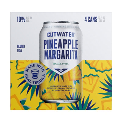 Cutwater Pineapple Margarita In Cans - 4-12 Fl. Oz. - Image 4