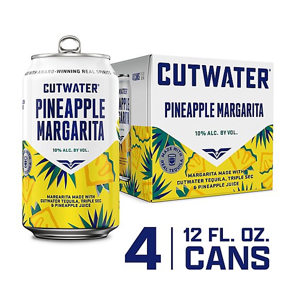Cutwater Pineapple Margarita - 4-12 FZ