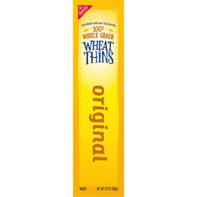 Wheat Thins Original Whole Grain Wheat Crackers Party Size - 20 Oz - Image 2