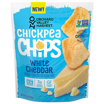 Ov White Cheddar Chickpea Chips 3.75 Ounce - 3.75 OZ - Image 1