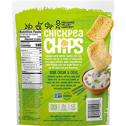 Ov Sour Cream And Chive Chickpea Chips 3.75 Ounce - 3.5 OZ - Image 6