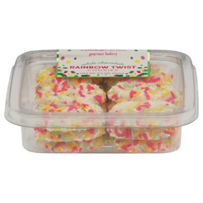 White Chocolate Rainbow Twist Cookies - 9.5 OZ - Image 3