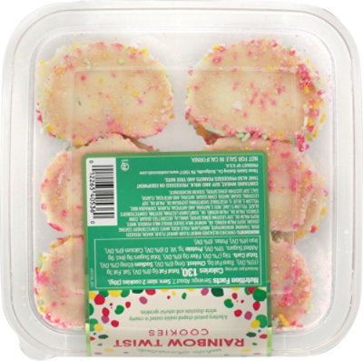 White Chocolate Rainbow Twist Cookies - 9.5 OZ - Image 6