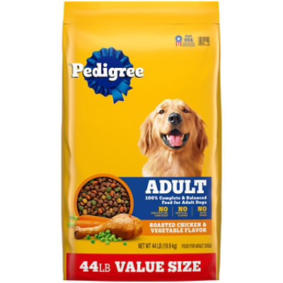 Pedigree Complete Nutrition Roasted Chicken Rice & Vegetable Adult Dry Dog Food - 44 Lbs