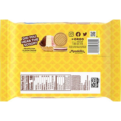 Oreo Cookies Neapolitan Flavor Creme - 13.2 OZ - Image 8