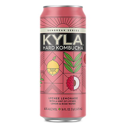 Kyla Sunbreak Lychee Lemonade In Cans - 16 FZ - Image 1