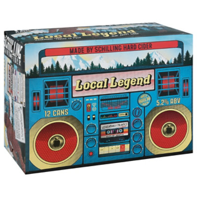 Schilling Cider Local Legend Semi-sweet In Cans - 12-12 FZ - Image 1