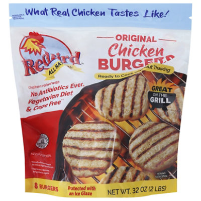 Red Bird Farms Chicken Burger Frozen - 32 OZ - Image 3