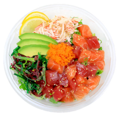 ZENSHI Tuna Salmon Premium Hawaiian Poke Bowl* - 14.3 Oz (Available After 11 AM) - Image 1