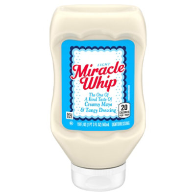 Miracle Whip Light Mayo Like Dressing Bottle - 19 Fl. Oz. - Image 3