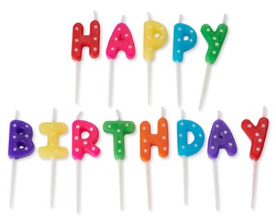 Papyrus Happy Birthday Candles 13 Count - Each