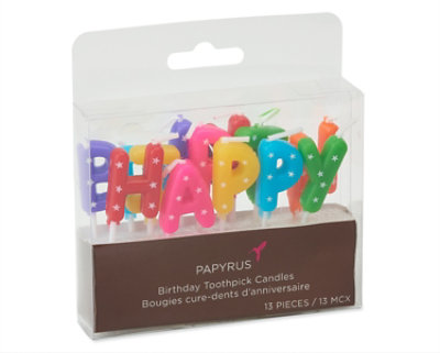 Papyrus Happy Birthday Candles 13 Count - Each - Image 2