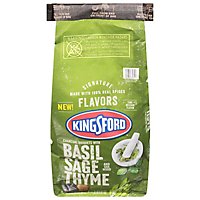 Kingsford Charcoal Briquettes With Basil Sage And Thyme Oak Wood Bbq Charcoal For Grilling - 8 LB - Image 2