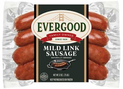 Evergood Mild Link Sausage - 12 OZ - Image 1