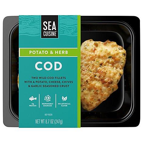 Sea Cuisine Cod Potato & Herb Crusted - 8.7 OZ