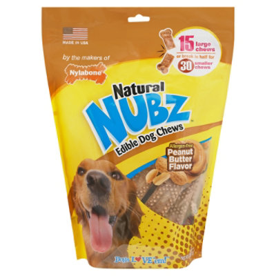 Nylabone Nubz Peanut Butter - 16CT