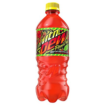 Mtn Dew Soda Flamin Hot Pet Bottle - 20 FZ - Image 3