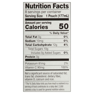 Tree Top Fruit Water Fruit Punch Juice Pouches - 8-6 FZ - Image 4