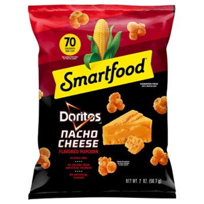 Smartfood Flavored Popcorn Doritos Nacho Cheese - 2 OZ - Image 2