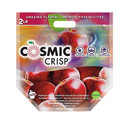 Apples Cosmic Crisp 2lb Pouch - 2 LB - Image 1