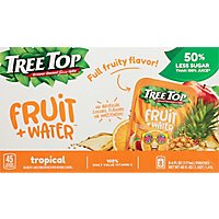 Tree Top Fruit Pluse Water Tropical Juice Pouches - 8-6 FZ - Image 2