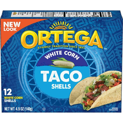 White Corn Taco Shells 12ct - 4.9 OZ - Image 3