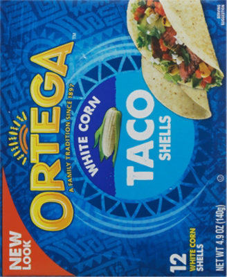 White Corn Taco Shells 12ct - 4.9 OZ - Image 6