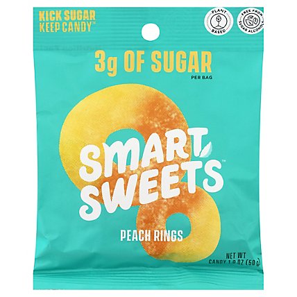 Smartsweet Peach Rings Check Lane Pouch - 1.8 OZ - Image 3