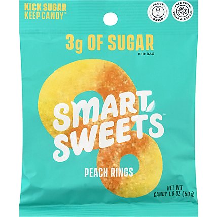 Smartsweet Peach Rings Check Lane Pouch - 1.8 OZ - Image 2