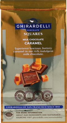 Ghirardelli Milk Chocolate Squares With Caramel Filling  In Bag - 9.04 Oz - Image 5