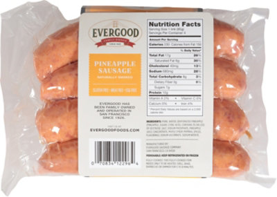 Evergood Pineapple Sausage - 12 OZ - Image 6