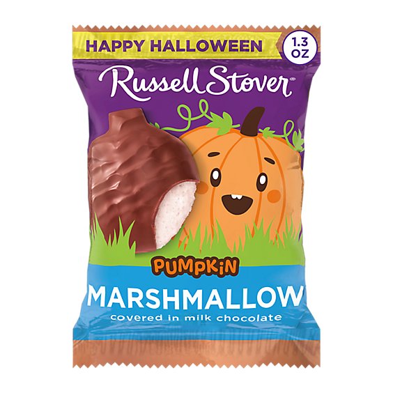 Russell Stover Milk Chocolate Marshmallow Pumpkin - 1.3 Oz