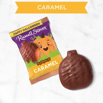 Russell Stover Milk Chocolate Caramel Pumpkin - 1.3 Oz - Image 2