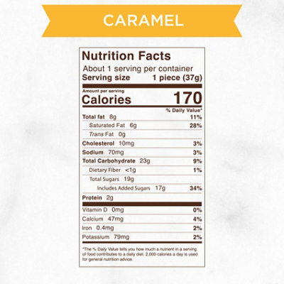 Russell Stover Milk Chocolate Caramel Pumpkin - 1.3 Oz - Image 3
