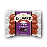 Evergood Garlic Sausage - 12 OZ - Image 1