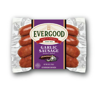 Evergood Garlic Sausage - 12 OZ
