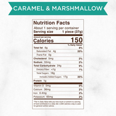 Russell Stover Milk Chocolate Caramel & Marshmallow Pumpkin - 1.3 Oz - Image 7