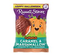 Russell Stover Milk Chocolate Caramel & Marshmallow Pumpkin - 1.3 Oz