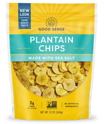 Good Sense Plantain Chips With Sea Salt - 12 OZ