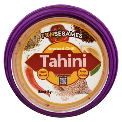 Fun Sesames Tahini Dip Spicy Harissa - 8 OZ - Image 3