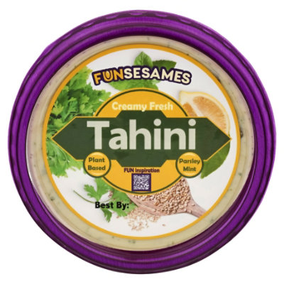 Fun Sesames Tahini Dip Parsley Mint - 8 OZ - Image 3