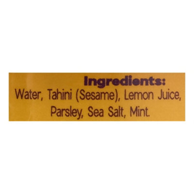 Fun Sesames Tahini Dip Parsley Mint - 8 OZ - Image 5