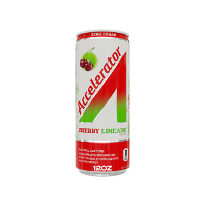 A SHOC Accelerator Cherry Limeade Energy Drink Can - 12 Fl. Oz. - Image 1