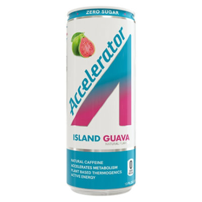 A SHOC Accelerator Island Guava Energy Drink Can - 12 Fl. Oz. - Image 1