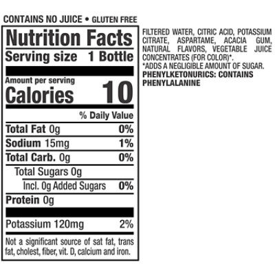 Snapple Zero Sugar Strawberry Kiwi Flavored Fruit Drink Recycled Plastic Bottles - 6-16 Fl. Oz. - Image 4