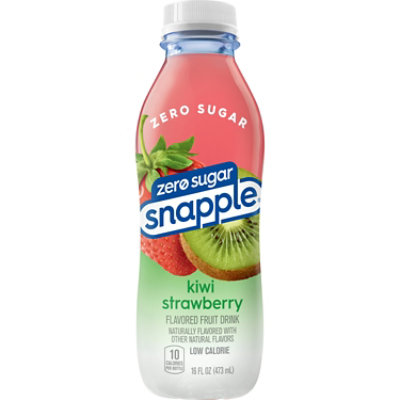 Snapple Zero Sugar Strawberry Kiwi Flavored Fruit Drink Recycled Plastic Bottles - 6-16 Fl. Oz. - Image 5