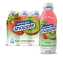 Snapple Zero Sugar Kiwi Strawberry - 6 - 16  Fl Oz