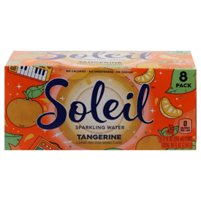 Soleil Sparkling Water Tangerine - 8-12 Fl. Oz. 