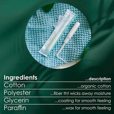 L Organic Cotton Tampons Reg/sup - 42 CT - Image 7