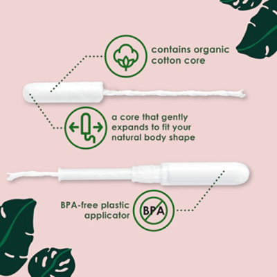 L Organic Cotton Tampons Light - 30 CT - Image 2